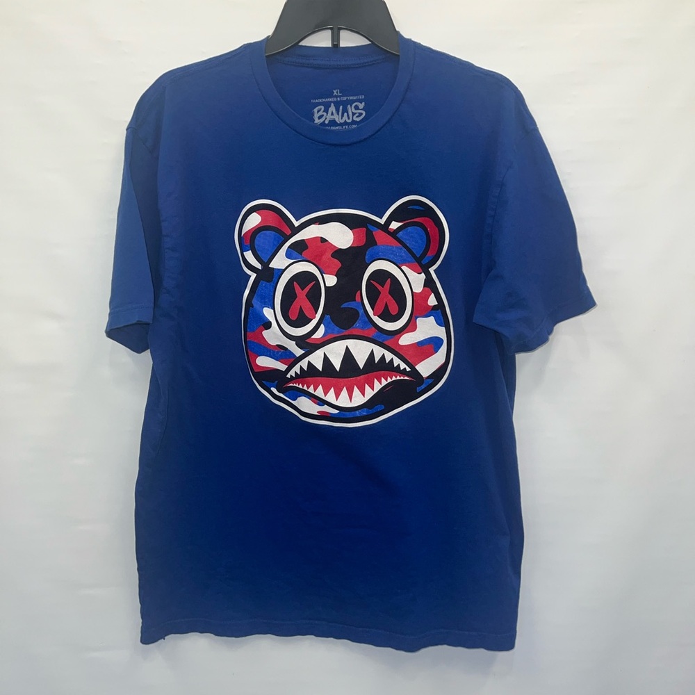 Baws T-shirt Woman’s Extra Large Multicolor Short Sleeve 100% Cotton Graphic